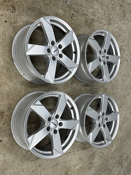 7.5jx17 ET 38 Rial vanteet.