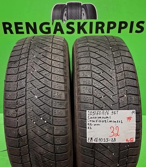 205/60R16 Continental ContiVikingContact 6 kitkarenkaat