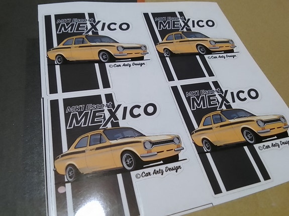 Ford Escort Mexico-tarrat kotiin postitettuna