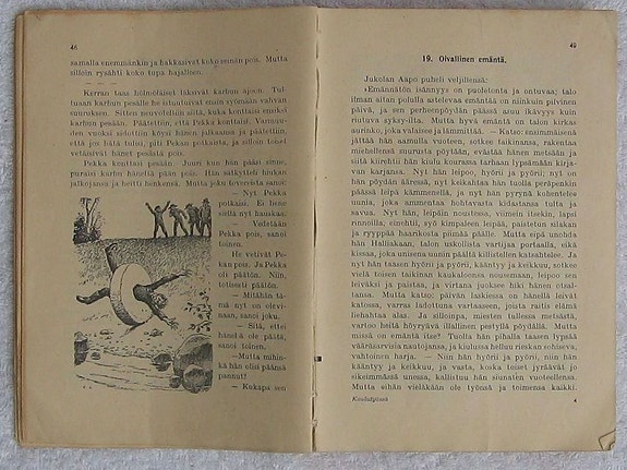 Työ ja isänmaa Kansakoulun lukukirja v. 1941