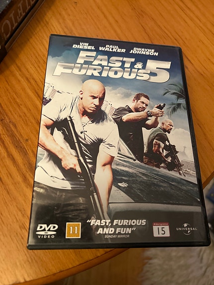 Universal Fast & Furious 5 DVD-elokuva