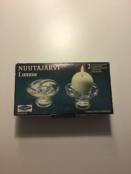 NUUTAJÄRVI Lumme kynttilänjalat