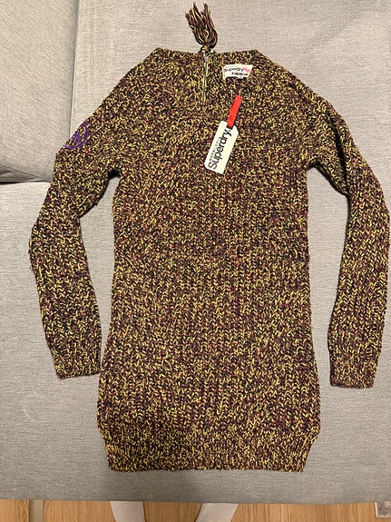 Superdry neulemekko XS kirjava akryyli