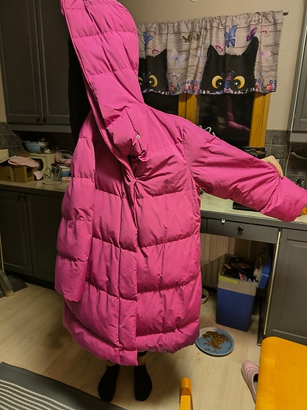 Ihana pinkki toppatakki