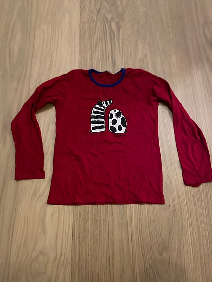 Marimekko lasten paita 140 punainen puuvilla unisex