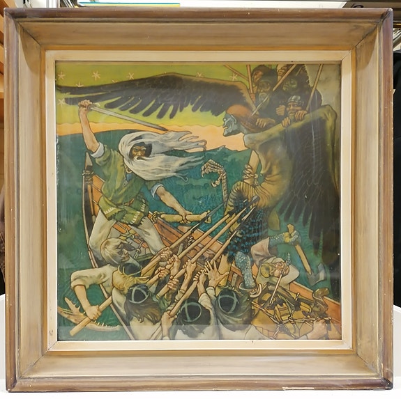 Kalevala Akseli Gallen-Kallela Sammon puolustus