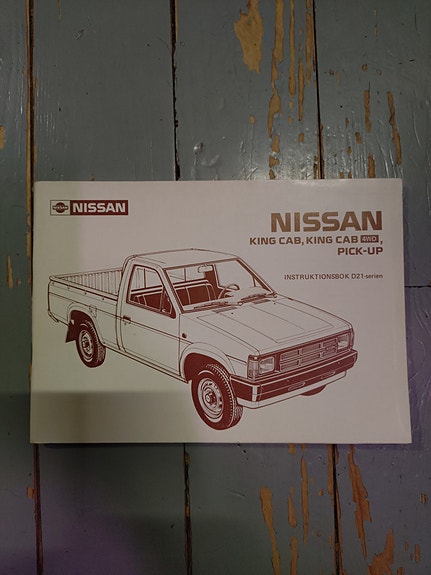 Nissan King Cab, Pick-up D21 käyttöohjekirja