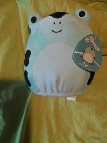 Squishmallows lasten lelu vaaleansininen sammakko pehmolelu