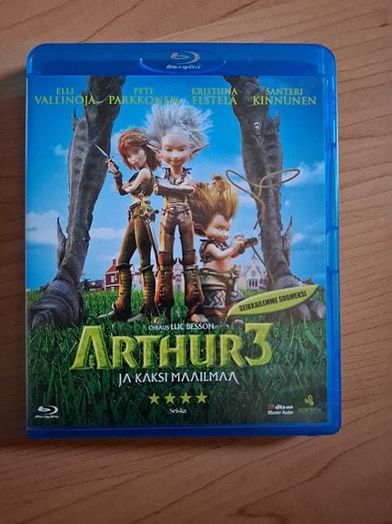 Arthur 3 ja kaksi maailmaa Blu-ray-elokuva