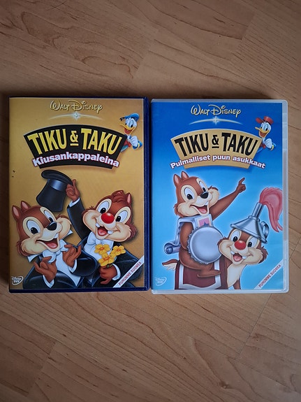 Walt Disney Tiku ja Taku DVD-elokuvat