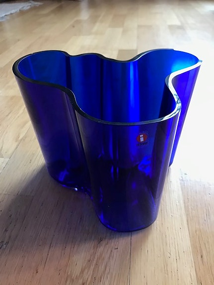 Iittala Aalto Maljakko Sininen