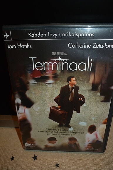Terminaali DVD-elokuva Tom Hanks Catherine Zeta-Jones