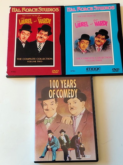 2 + 1 kpl DVD Ohukainen ja paksukainen (Stan Laurel and Oliver Hardy)