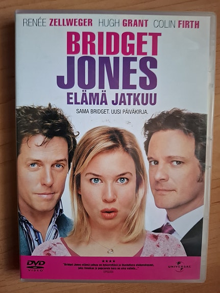 Bridget Jones Elämä Jatkuu DVD-elokuva
