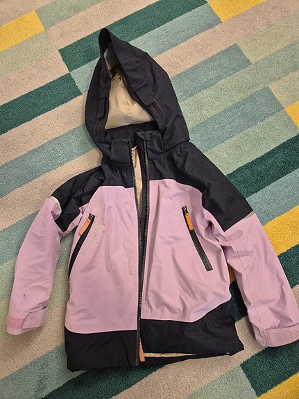 Ash Jacket 3 Didriksons, lasten kuoritakki - Violetti 110-116