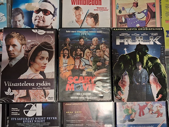 DVD Elokuvia sarjoja