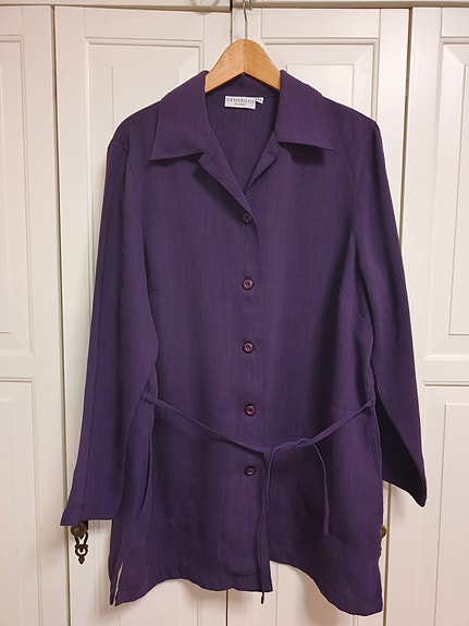 LINDEX violetti takki