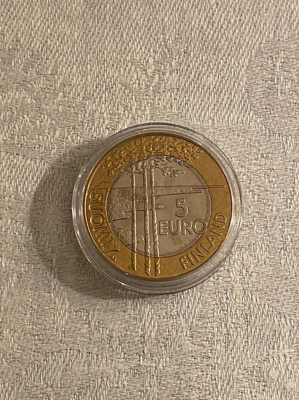 Juhlaraha: Jääkiekon MM-kisat 2003, 5 euroa
