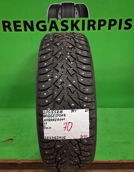 205/55R16 Bridgestone Noranza 001 94T nastarengas