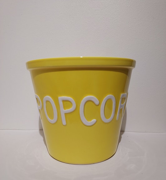 Bruka Design Popcorn kulho keltainen