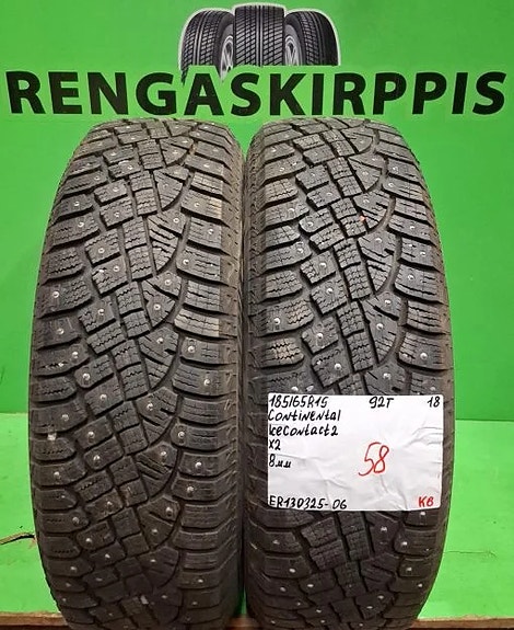 185/65R15 Continental IceContact 2 92T nastarenkaat