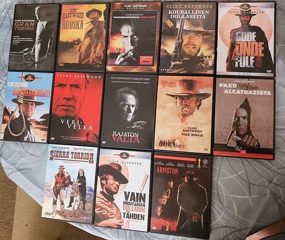 DVD Clint Eastwood elokuvat