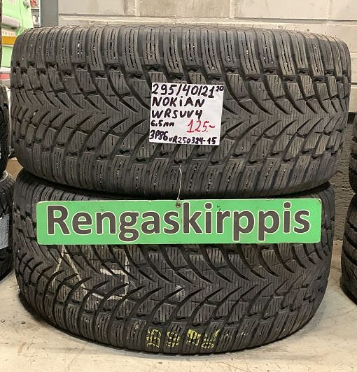 295/40R21 Nokian WR SUV 4 kitka 6,5mm 2KPL