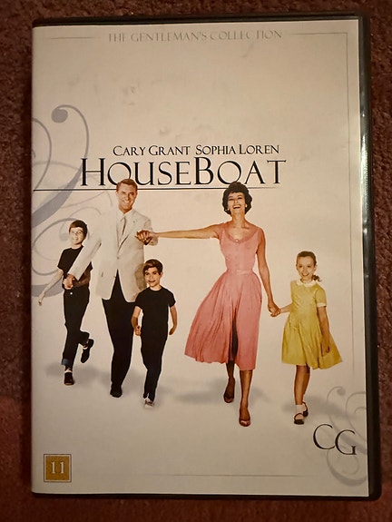 Houseboat DVD-elokuva Cary Grant Sophia Loren