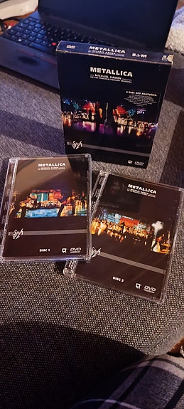 Metallica S&M DVD jewelcase