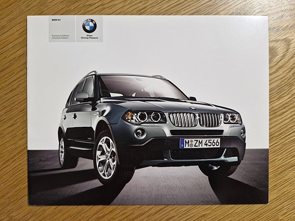 BMW X3 Exclusive Edition & Lifestyle Edition -esite 2008