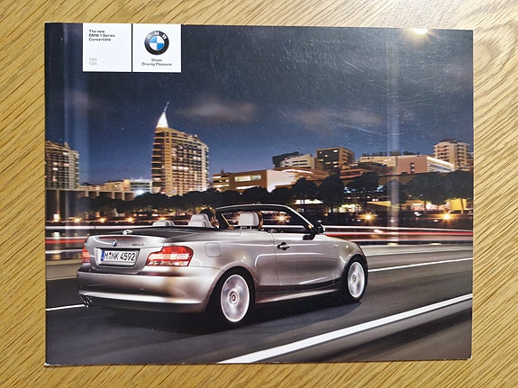 BMW 1-sarja Convertible -esite 2007