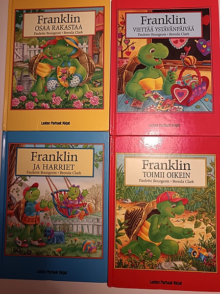 Franklin kirjat 4kpl