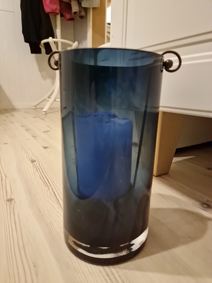 Pentik sininen kynttilälyhty