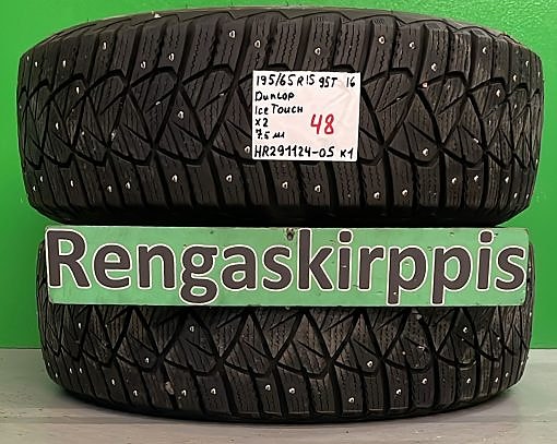 195/65R15 Dunlop Ice Touch 95T nastarenkaat