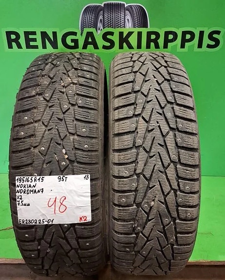 195/65R15 Nokian Nordman 7 95T nastarenkaat