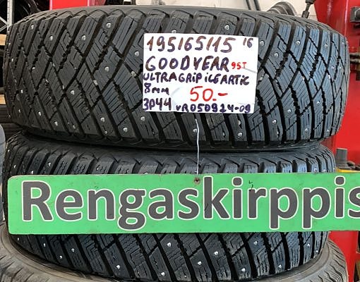 195/65R15 GoodYear UltraGrip Ice Artic 95T nastarenkaat
