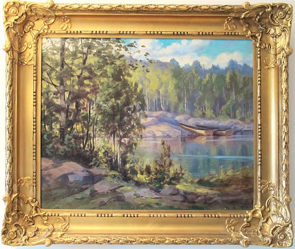 Öljyvärimaalaus, Arthur Heickell