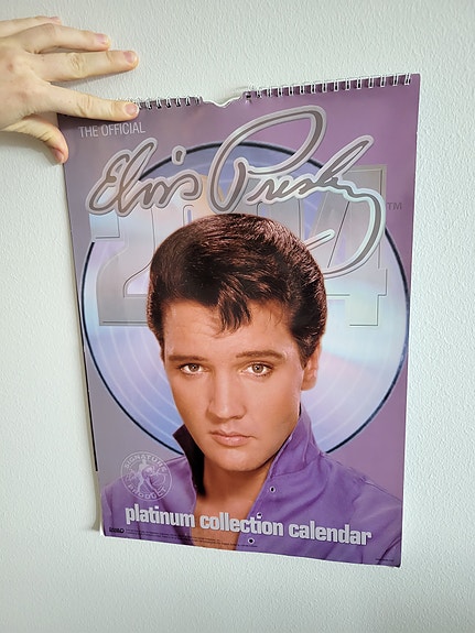 Elvis Presley seinäkalenteri