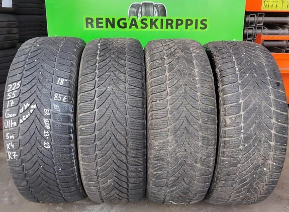 225/55R17 GoodYear UltraGrip kitkarenkaat