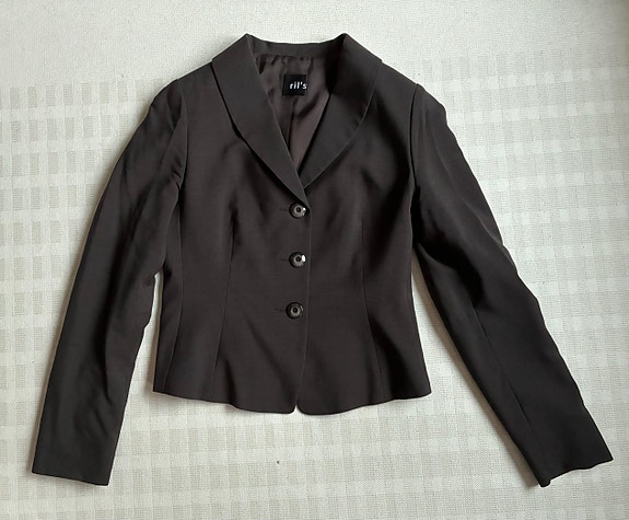 Ril’s tummanruskea bleiseri, XS