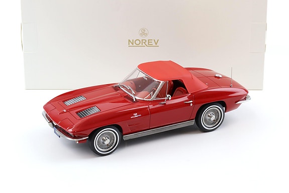 Pienoismalli Chevrolet Corvette Sting Ray Convertible (1963) 1:18