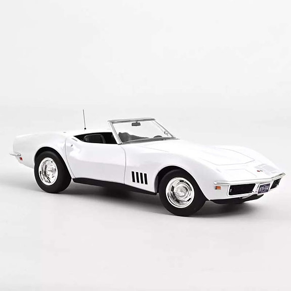 Pienoismalli Chevrolet Corvette Convertible 1969 1:18