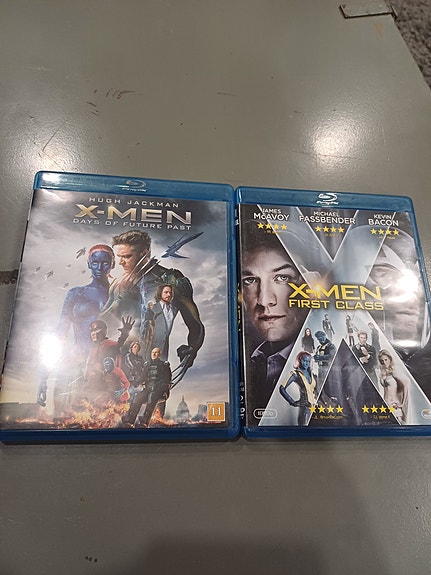 X-men First class ja X-men days of future past blu-ray