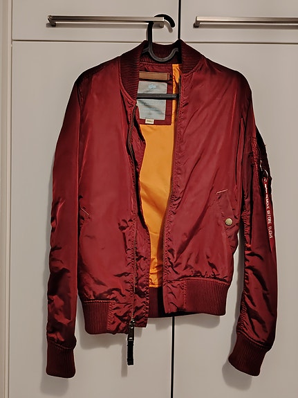 Alpha Industries Takki Punainen S