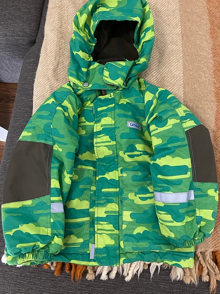 LASSIE lasten takki 104 vihreä polyesteri unisex