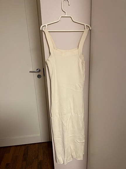 Primark Valkoinen neulemekko, koko S