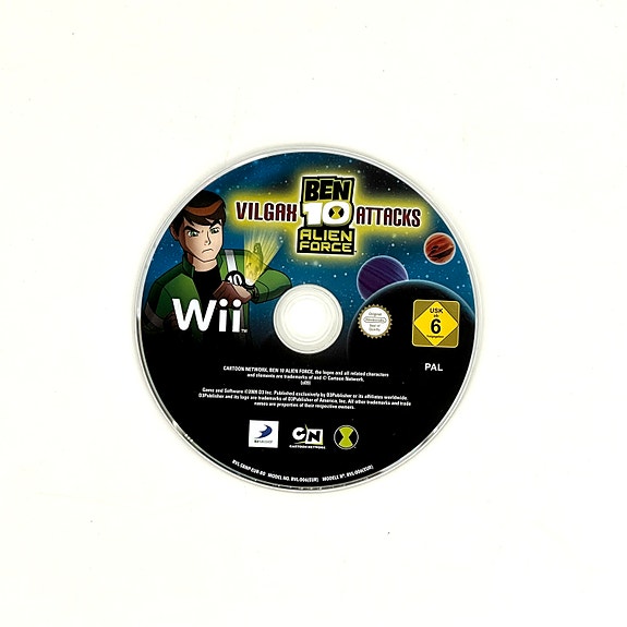 Ben 10 Alien Force Vilgax Attacks loose NIntendo Wii