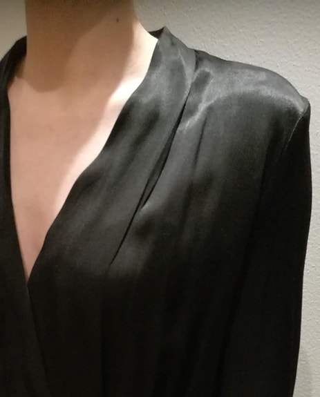 Satiini mekko, juhlamekko, s