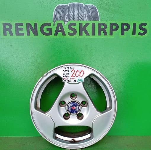 15″ 5×110 ET49 K60,1 15″x5,5 Saab Oem