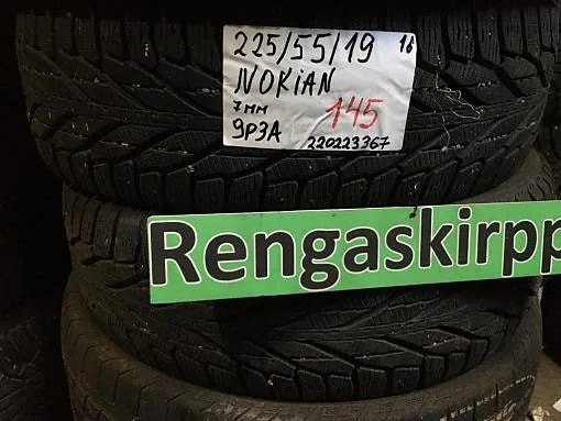 225/55R19 Nokian kitka 7,5mm 1KPL